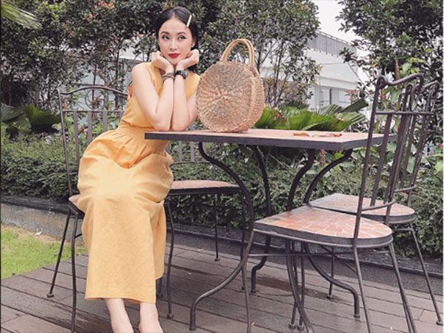 Angela Phương Trinh nổi bật dưới nắng hè cùng chiếc túi ngộ nghĩnh